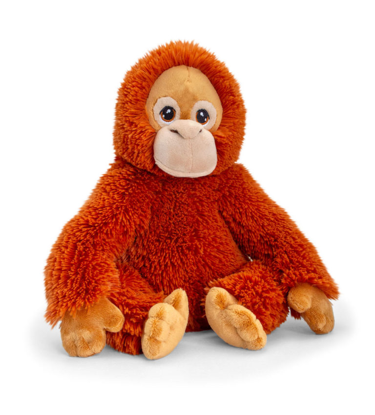 100% recycled orangutan soft toy - 25cm